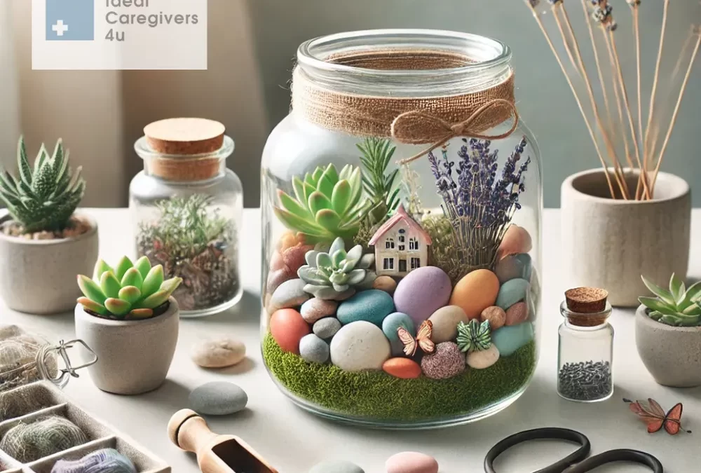 Sensory Garden in a Jar – A Relaxing Activity for Seniors