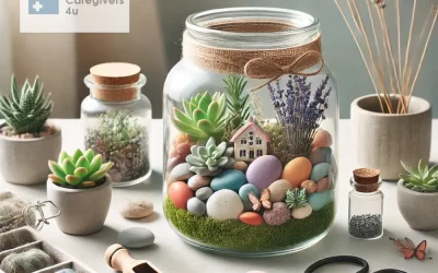 Sensory Garden in a Jar – A Relaxing Activity for Seniors