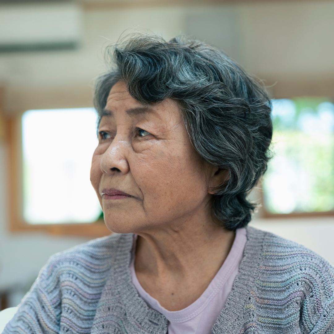 anxious senior