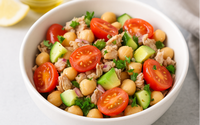 Chickpea & Tuna Salad Bowl