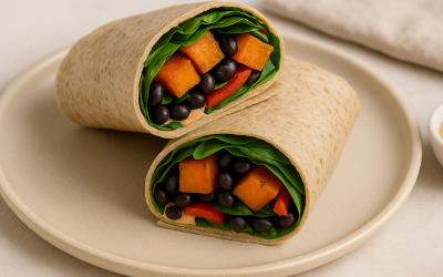 Sweet Potato & Black Bean Wrap