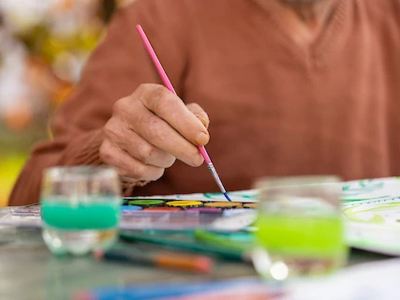 Blog Headers (4) A senior painting