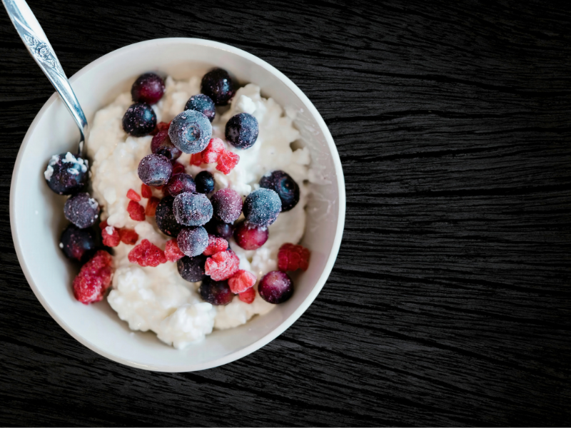 Cottage Cheese & Fruit Bowl
