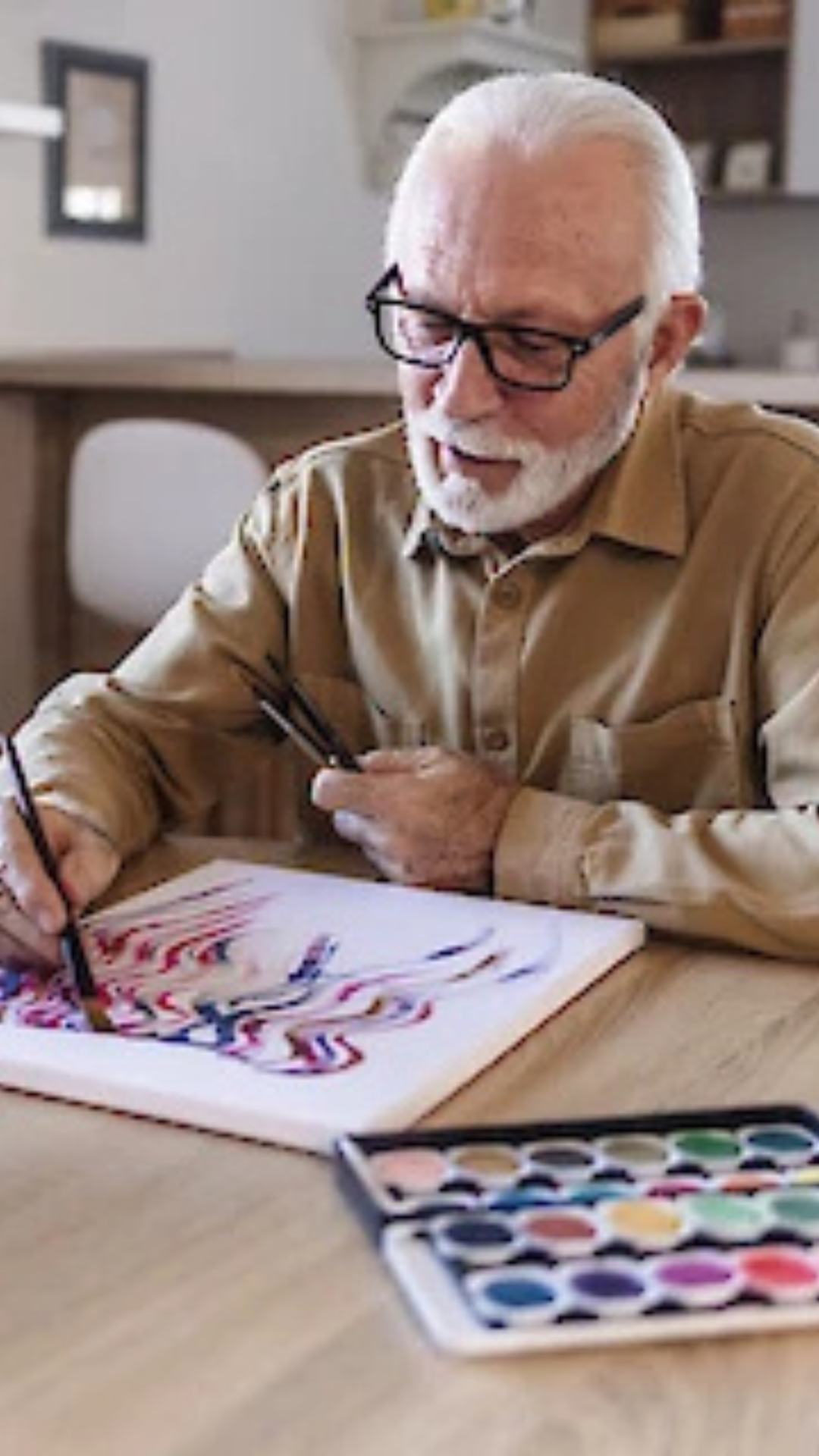 Untitled design elderly man painting