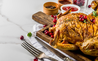 Baked Chicken with Cranberries